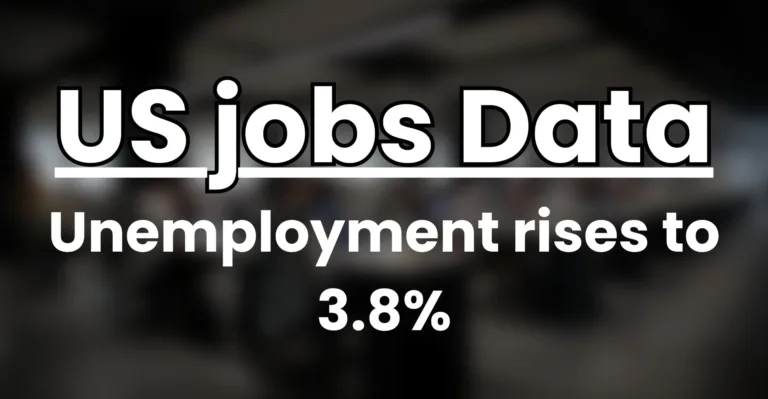 US jobs Data – Unemployment rises to 3.8% | US Jobs Data August 2023 | Payrolls rise by 1.87 lakh