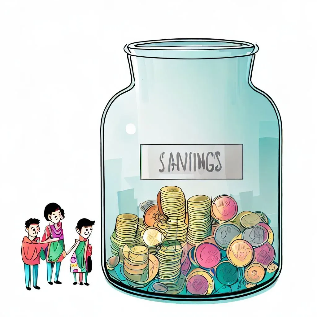 Household Running out of saving