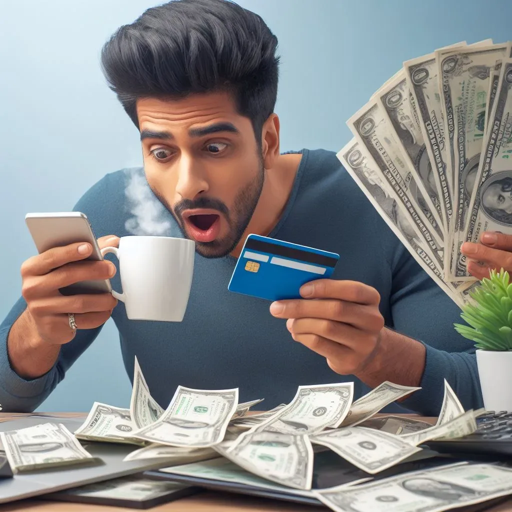 Heavy spending on credit card